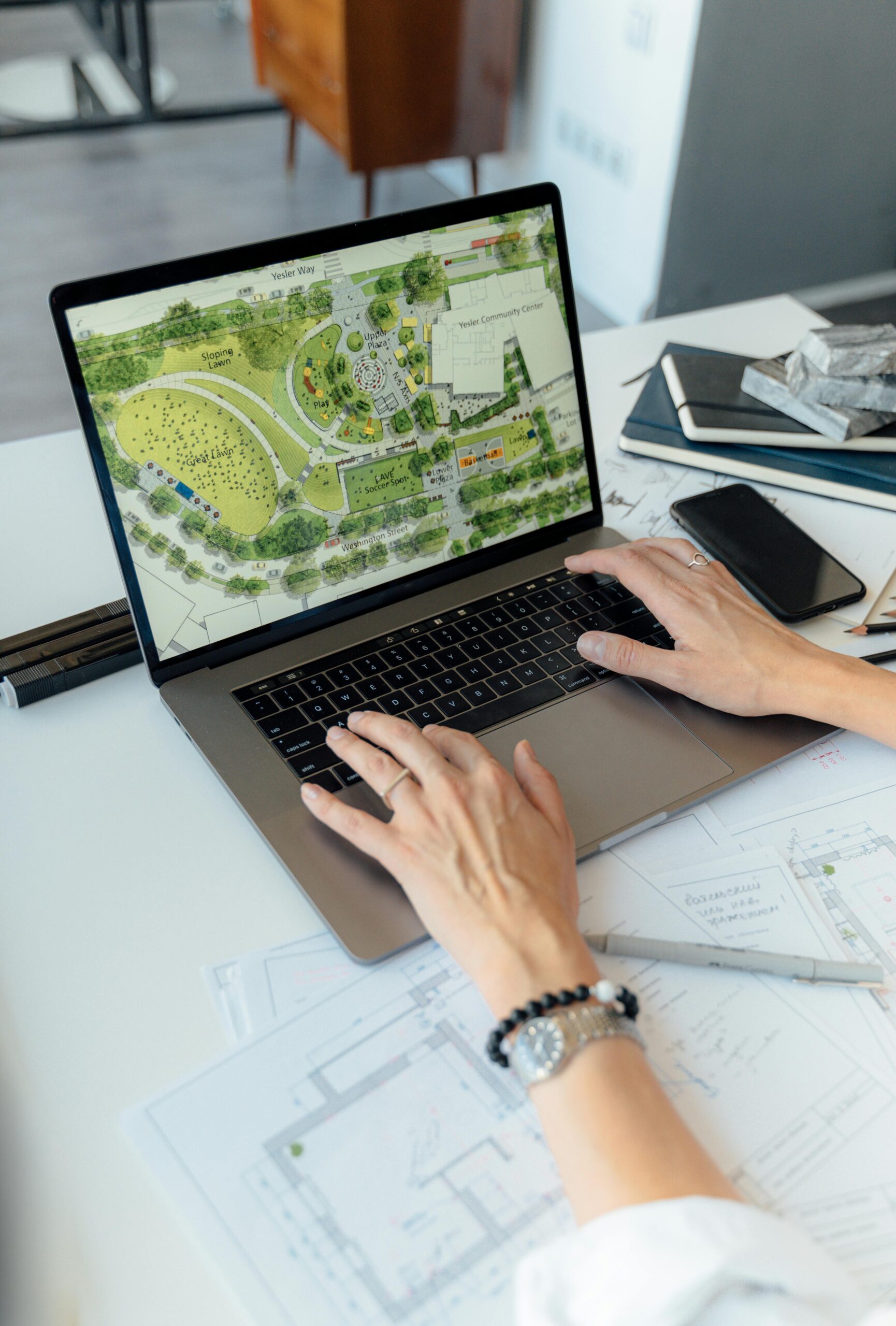 Architekci Hyta przy projektowaniu
